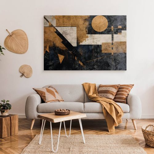Obraz Canvas Do Salonu Abstrakcja Geometryczna Styl Glamour 30cm x 20cm na Arena.pl