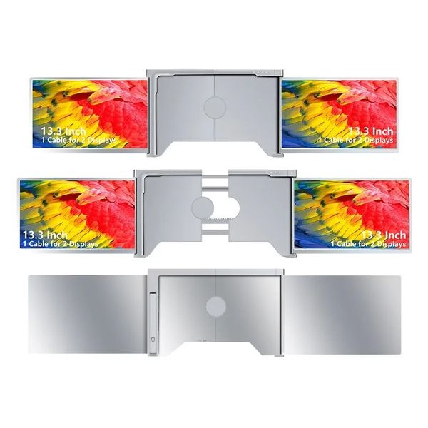 Monitor Extralink Dual Screen S300 13,3" Full HD IPS do laptopa zdjęcie 8