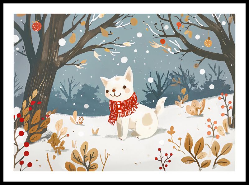 Plakat 70x50cm Śnieżny Kompan zdjęcie 3