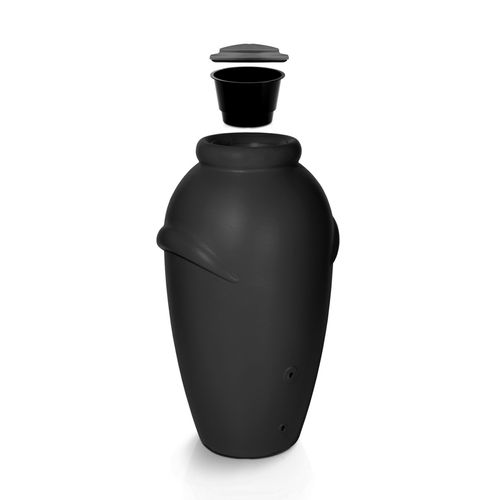 Zbiornik AQUACAN 210 l + łańcuch, podstawa | Antracyt, Pojemność: 210 l, Wymiary 56x60x113 cm, Kolor Antracyt, Waterform, Prosperplast na Arena.pl