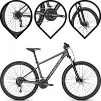 Rower górski MTB Focus Whistler 3.6 koło 27,5 rama S szary damski męski