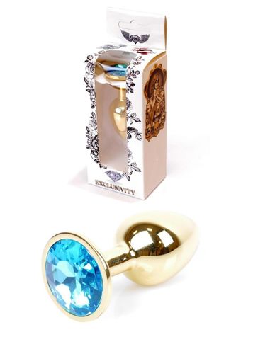 Plug-Jewellery Gold PLUG- Light Blue na Arena.pl