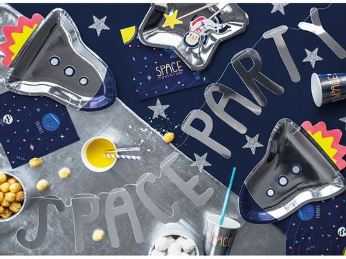 Talerzyki, Gwiazdka, srebrny, 23 cm, 6 szt. na Arena.pl