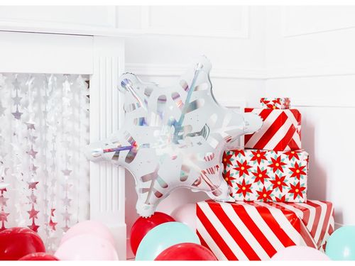 Balon foliowy "Śnieżynka", 64 cm x 66 cm [balon z helem] na Arena.pl