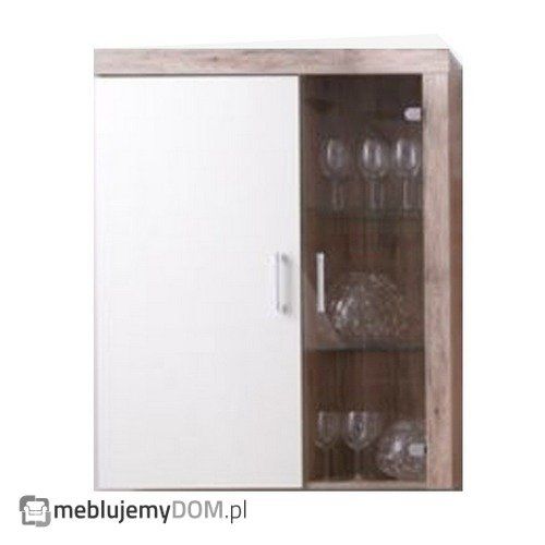 Regał ścienny z witryną DONNA na Arena.pl