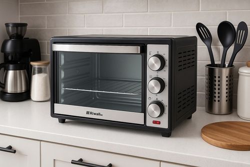 PIEKARNIK ELEKTRYCZNY RIWALL RPI-01 25L TERMOOBIEG ROŻNO GRILL na Arena.pl