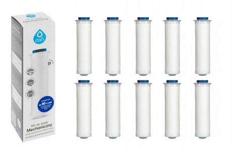 10 X FILTR WKŁAD PRZEPŁYWOWY DAFI POLIPROPYLENOWY na Arena.pl