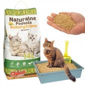 Chico Corn Cat Żwirek Zbrylający Kukurydziany Podłoże Dla Kota 14L