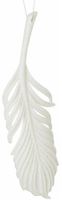 Zawieszka pióro białe