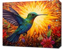 Obraz 60x50cm Koliber Barw