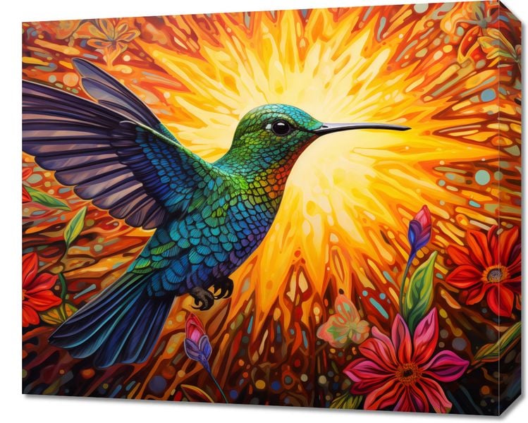 Obraz 60x50cm Koliber Barw zdjęcie 1