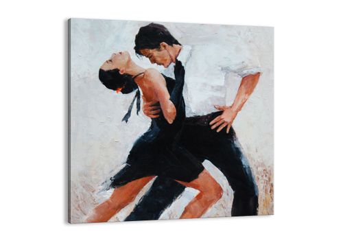 Obraz Na Płótnie - Tango Tancerze  - 30X30 Cm - Ac30X30-3771 na Arena.pl
