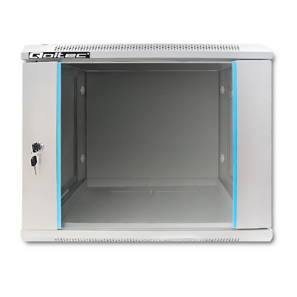 Qoltec Szafa RACK 19" | 9U | 600 x 600 x 501 zdjęcie 5