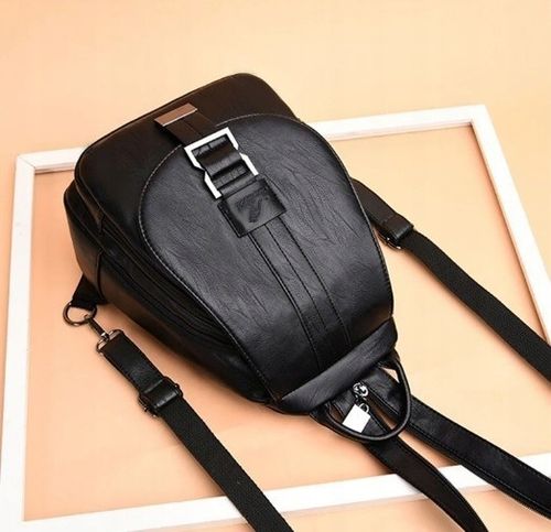 PLECAK DAMSKI PLECACZEK MIEJSKI DO SZKOŁY PRACY EKO SKÓRA VINTAGE TORBA 2W1 na Arena.pl