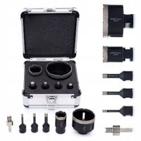 Zestaw Otwornic Diamentowych Kraft&Dele 6 sztuk 6-68 mm