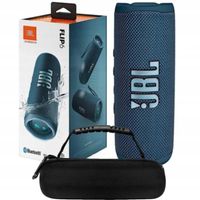 NOWY GŁOŚNIK JBL FLIP 6 PRZENOŚNY NIEBIESKI MOCNY 30W BLUE + ETUI GRATIS!