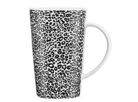 KUBEK PORCELANOWY AMBITION CZARNY PANTERA 430 ML