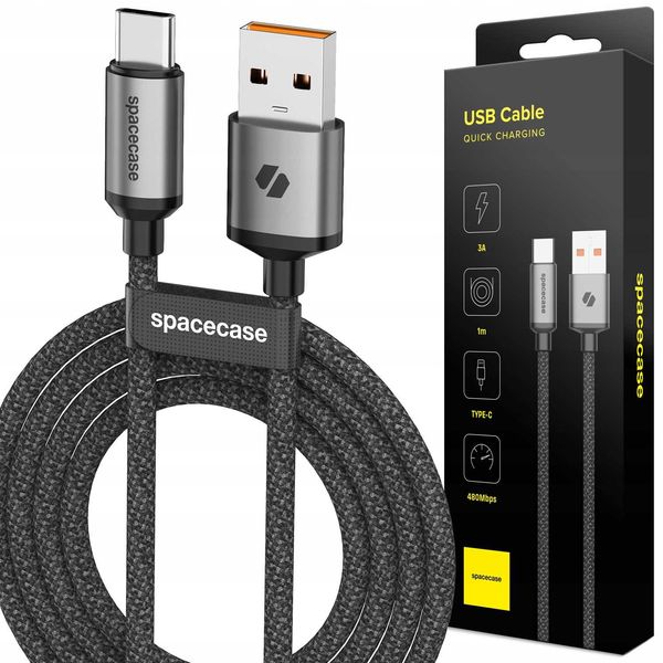 Spacecase Usb-C Cable 1M 3A Cl03 zdjęcie 1