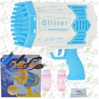 PISTOLET AUTOMAT DUŻA MASZYNKA DO BANIEK MYDLANYCH NA AKUMULATOR DLA DZIECI