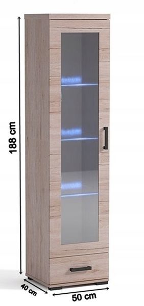 Witryna K8 z szufladą 50cm dużo kolorów zdjęcie 2