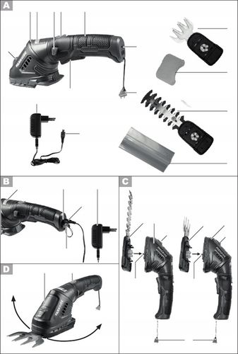 ŁADOWARKA ZASILACZ DO NOŻYC PARKSIDE PGSA 4 USB-C na Arena.pl