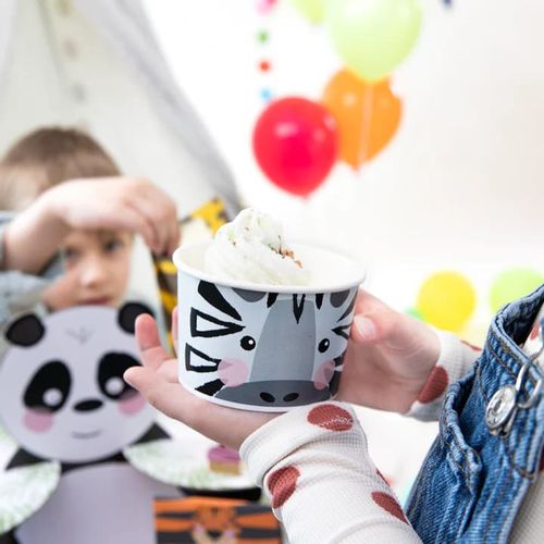 Kubeczki na lody deser zwierzątka Safari, 4 szt. na Arena.pl