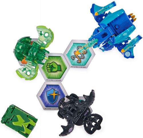 ZESTAW BAKUGAN LEGENDS BATTLE 5 FIGUREK KARTY na Arena.pl