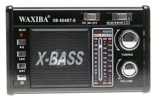 RADIO PRZENOŚNE FM KUCHENNE SOLARNE BUDOWLANE LATARKA BLUETOOTH + na Arena.pl