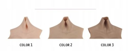 Silikonowe Piersi Bez Szyi, C, Bawełna Wypełnienie, Miękkie, Realistyczne na Arena.pl