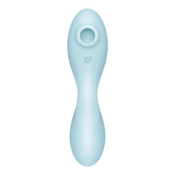 Ssący masażer do Łechtaczki Satisfyer Cruvy Trinity 5+ Niebieski zdjęcie 2