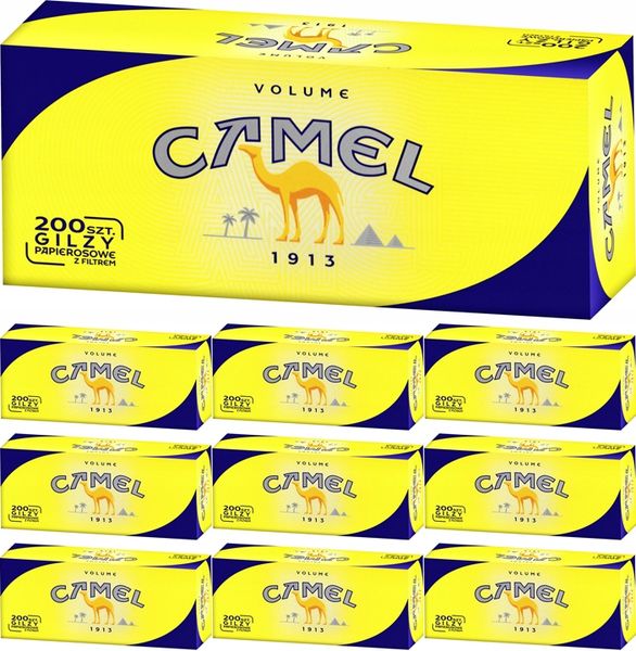 Gilzy papierosowe CAMEL 200szt X 10 zdjęcie 1