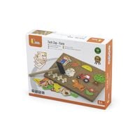 DLA DZIECI  PRZYBIJANKA DREWNIANA FARMA