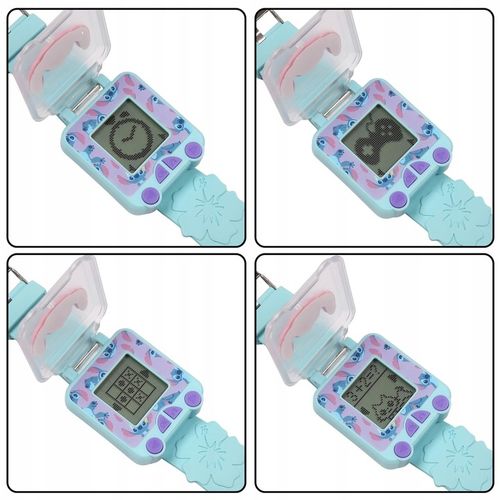 Stitch Wielofunkcyjny zegarek edukacyjny z grami, alarm, stoper dla dzieci na Arena.pl