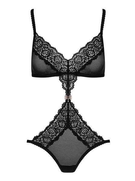 Intrygujące Koronkowe Body - Obsessive 852-TED-1 L/XL zdjęcie 3