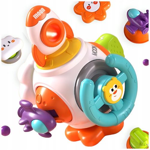 INTERAKTYWNA KOSTKA SENSORYCZNA MONTESSORI EDUKACYJNA RUCHOMA MANIPULACYJNA na Arena.pl