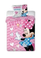 Pościel 100x135 Myszka Minnie Mouse Mickey Miki Mini Disney Bawełniana