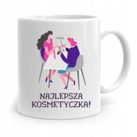 Kubek Prezent Dla Kosmetyczki Najlepsza Prezent Z Nadrukiem Ze Zdjęciem