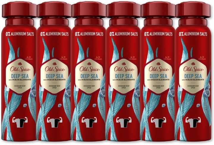 Old Spice Deep Sea męski dezodorant spray 6x150ml zdjęcie 1