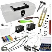 Pudełko Skrzynka Wędkarska + zestaw Akcesoriów