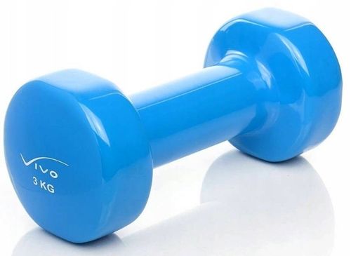 Zestaw Hantli Hantelek Ciężarków Do Ćwiczeń Pokrytych Winylem 2x3 kg na Arena.pl