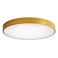 LAMPA sufitowa 137623619693 TEAM natynkowa OPRAWA metalowy PLAFON okrągły złoty