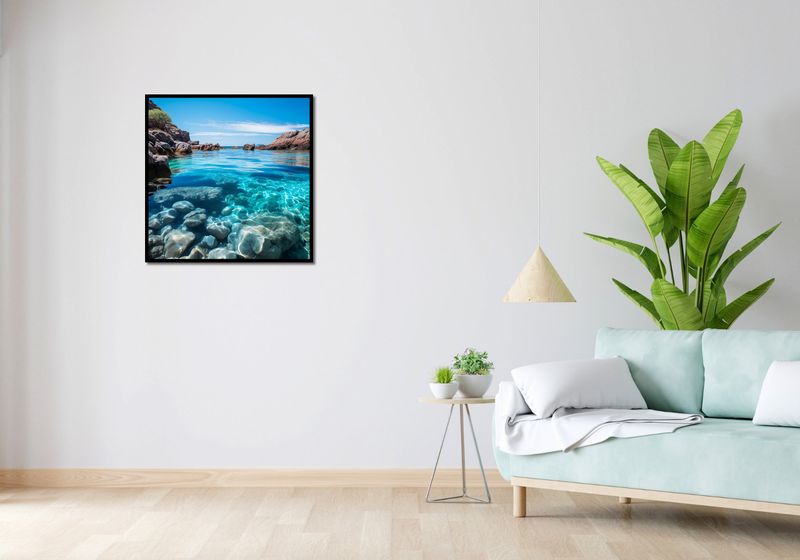 Plakat 70x70cm Krystaliczna Woda zdjęcie 4