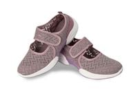 Baleriny damskie zapinane na rzep tenisówki lekkie brudny róż rozmiar 38