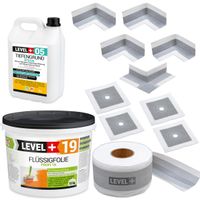 Zestaw Hydroizolacja Folia w płynie 12kg Taśma 15m Grunt 5l