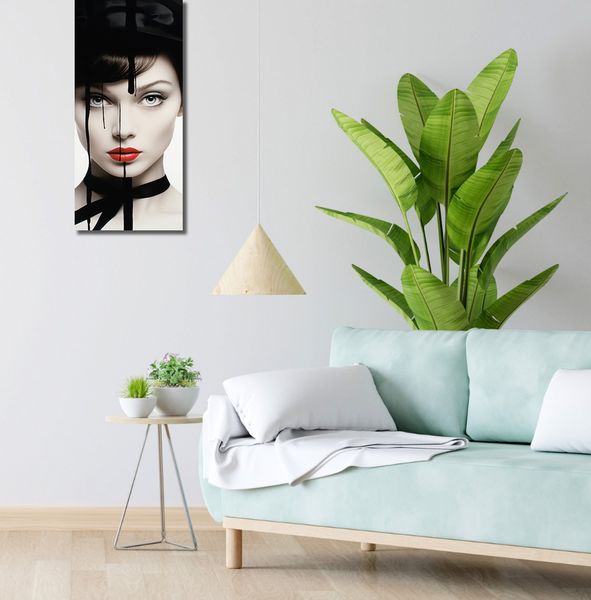 Obraz 30x70cm Atramentowa Aura zdjęcie 2