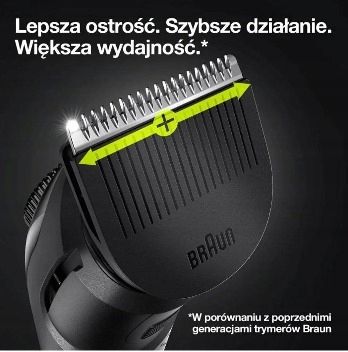 TRYMER MASZYNKA BRAUN BT5341 DO BRODY ZAROSTU + Gillette Fusion 5 ProGlide na Arena.pl