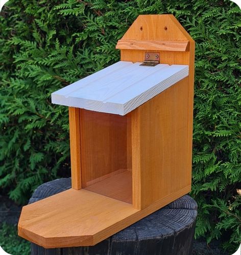 DOMEK DLA WIEWIÓREK, KARMNIK - z drewna. łatwy montaż - 3 kolory na Arena.pl