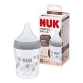 NUK Perfect Match Butelka Antykolkowa 0m+ silikonowy smoczek S 150ml