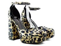 Buty na platformie panterka platformy 36