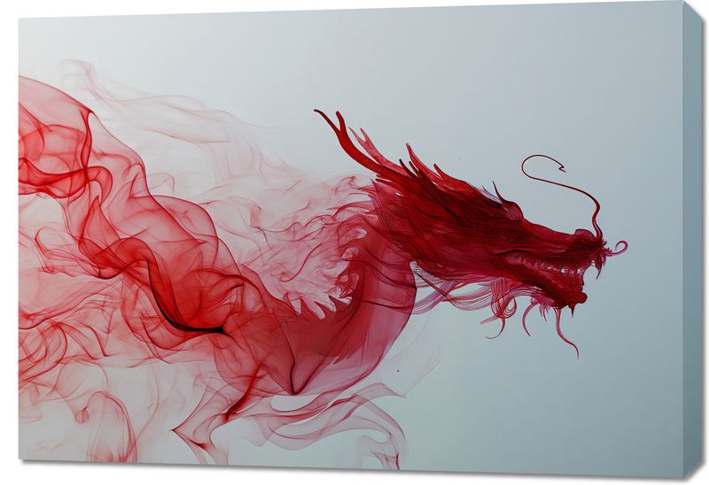 Obraz 100x70cm Smoczy Wzlot zdjęcie 1